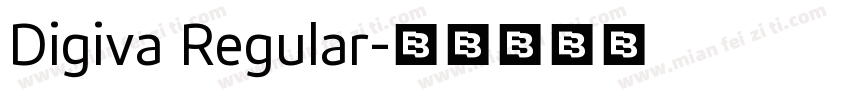 Digiva Regular字体转换